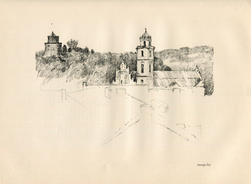 Hermann Struck, BLICK AUF DEN SCHLOSSBERG IN WILNA