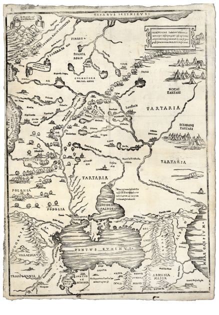 Карта Масковіі, 1525 Джовіа-Герасімаў