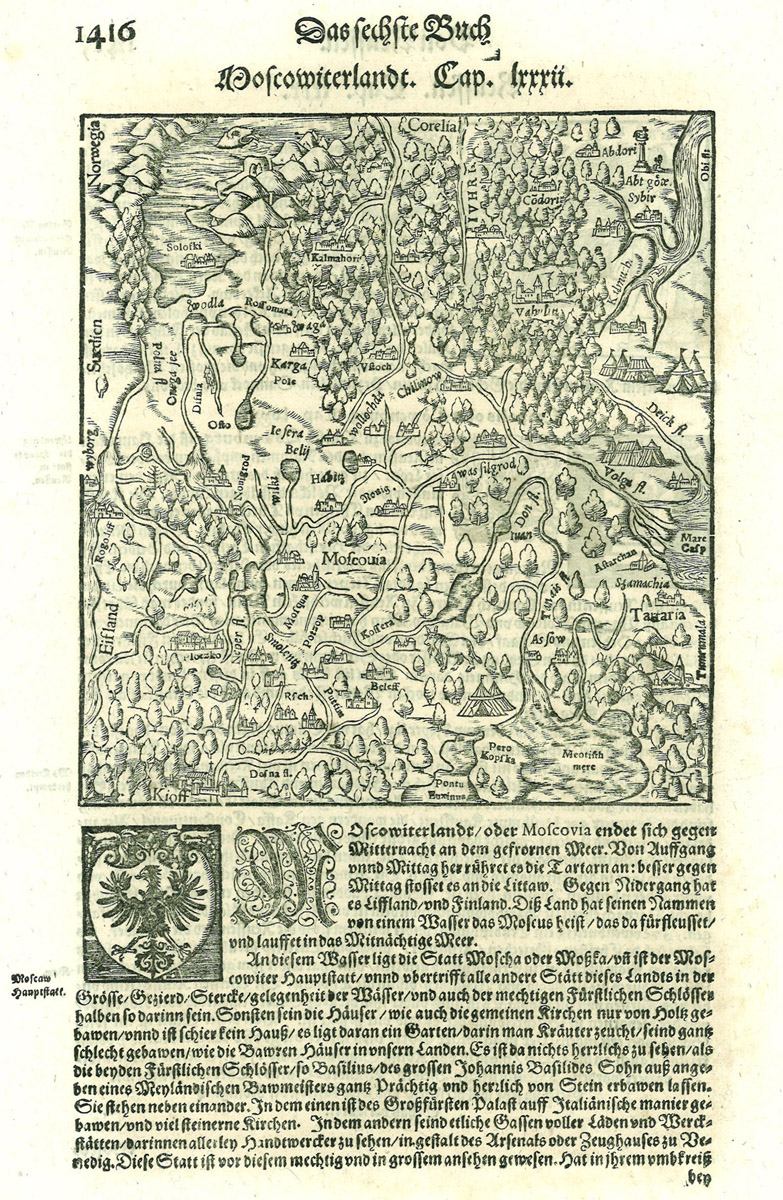 Munster. Moscowiterland, 1550