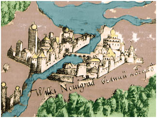Карта Московии. Антоний Вид, 1555 год