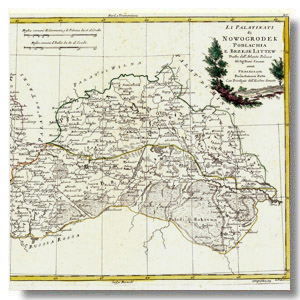 старинная карта полесье