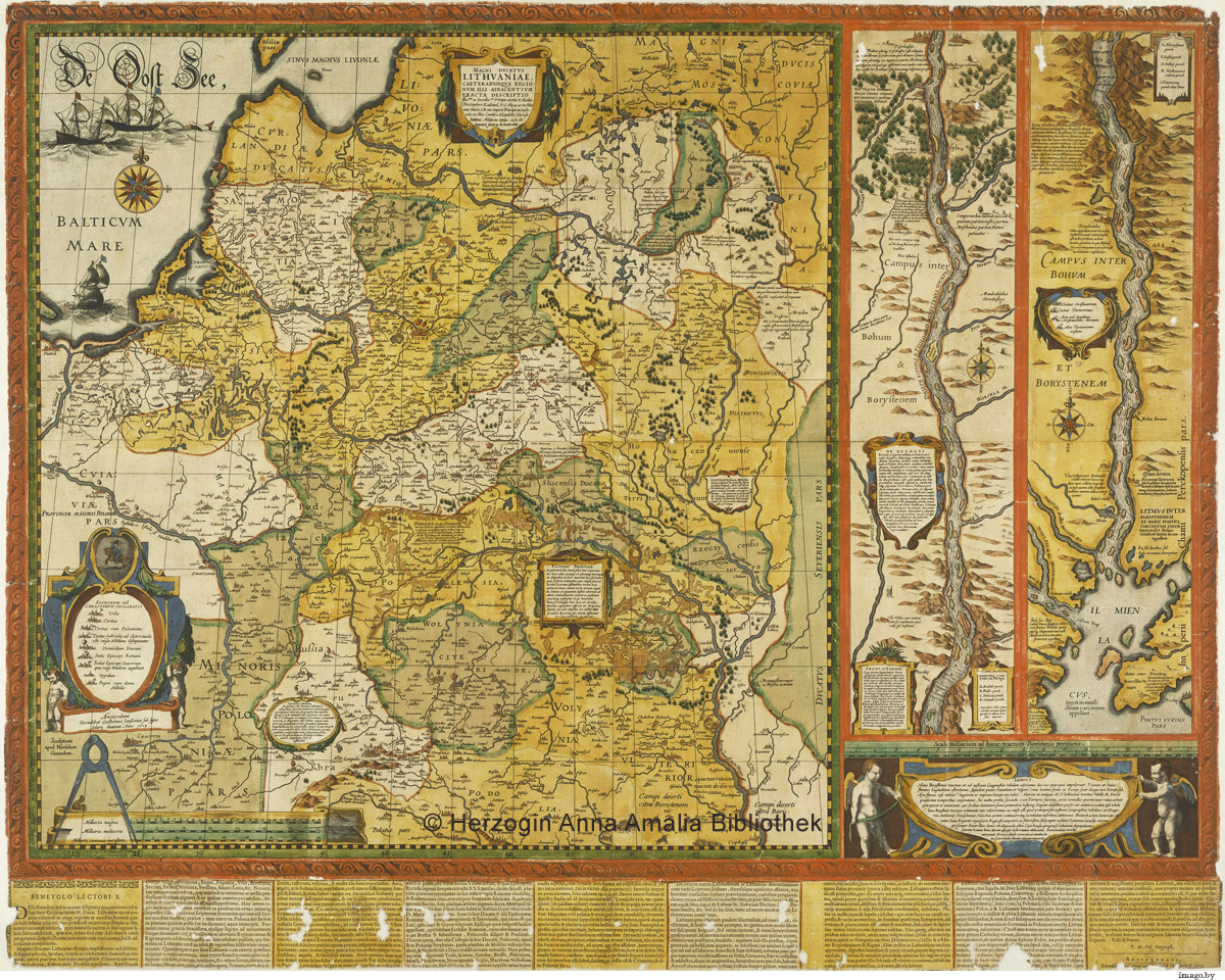 old map Belarus, Ukraine, Lithuania, Poland