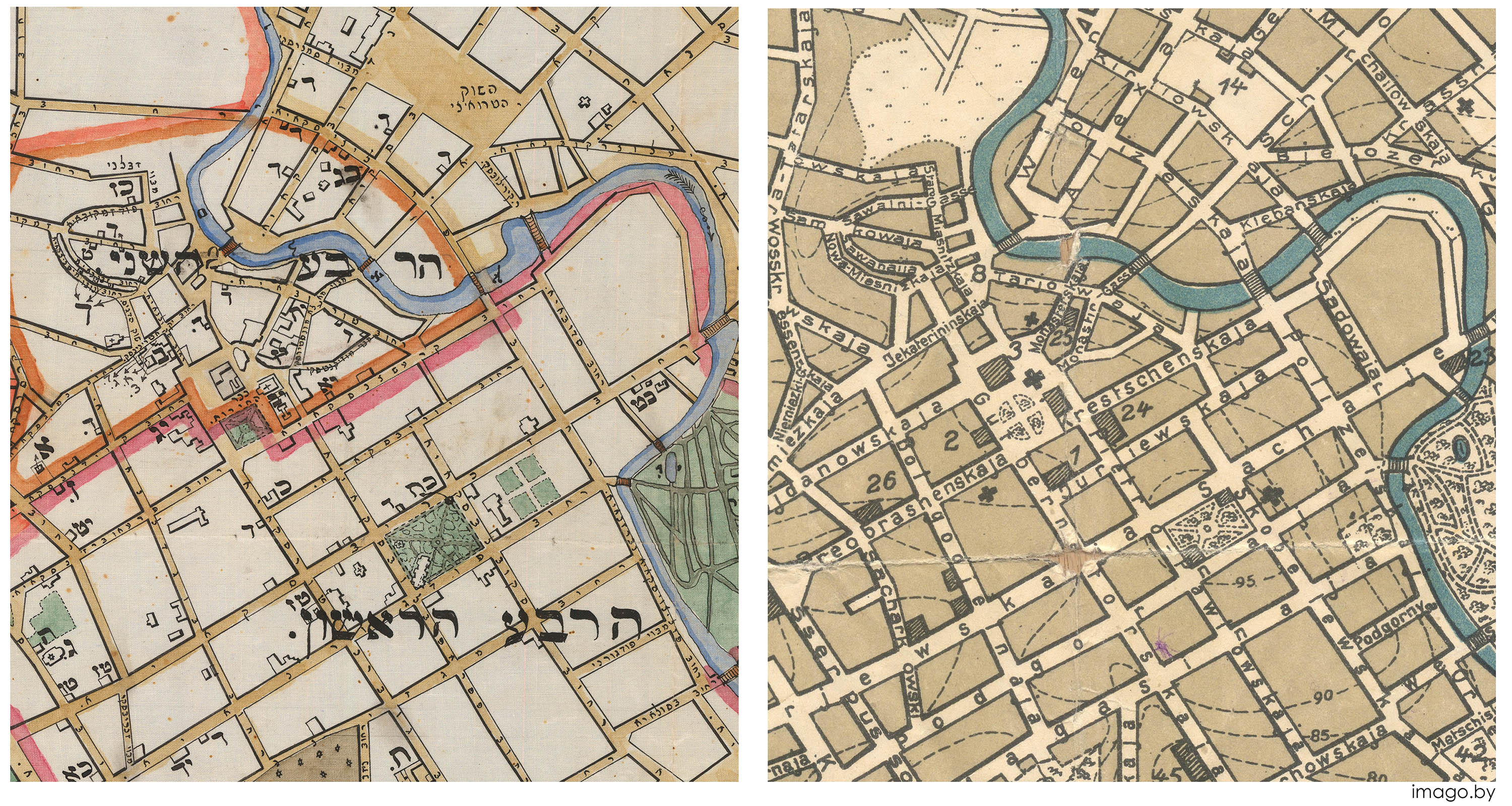 старый план Минска