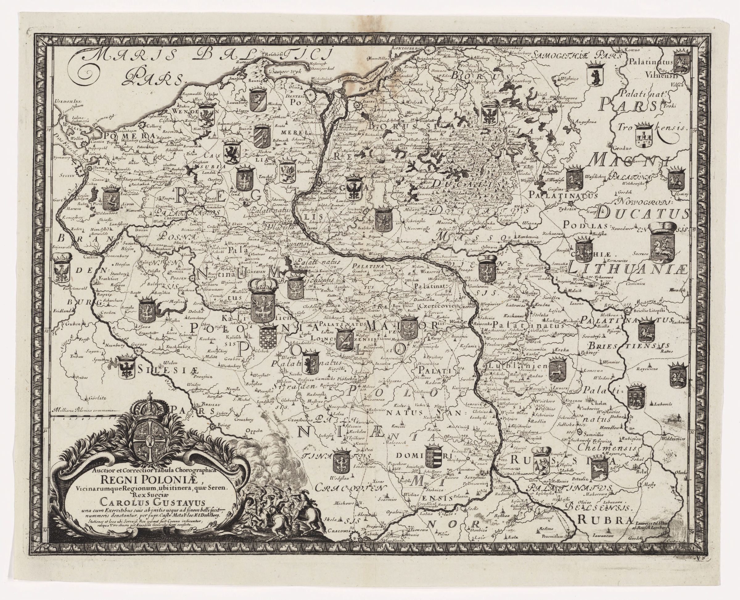 REGNI POLONIAE, 1696 Pufendorf