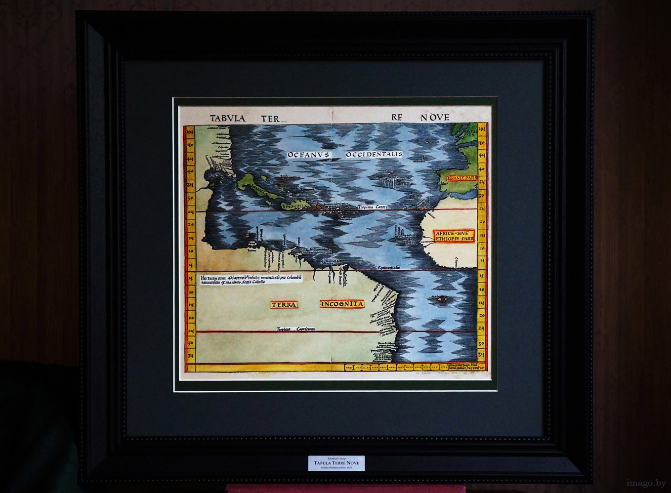 TABULA TERRE NOVE. Admiral's map
